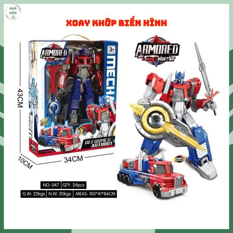  Đồ Chơi Robot Biến Hình Thành Xe Lắp Ghép Khớp Xoay Giúp Bé Thông Minh Sáng Tạo Hơn E69 N10 