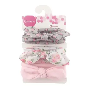 BOBOHO - Set Bandana Bayi Premium / Headband Anak Kain  Motif 1 SET 3 PCS Accessories