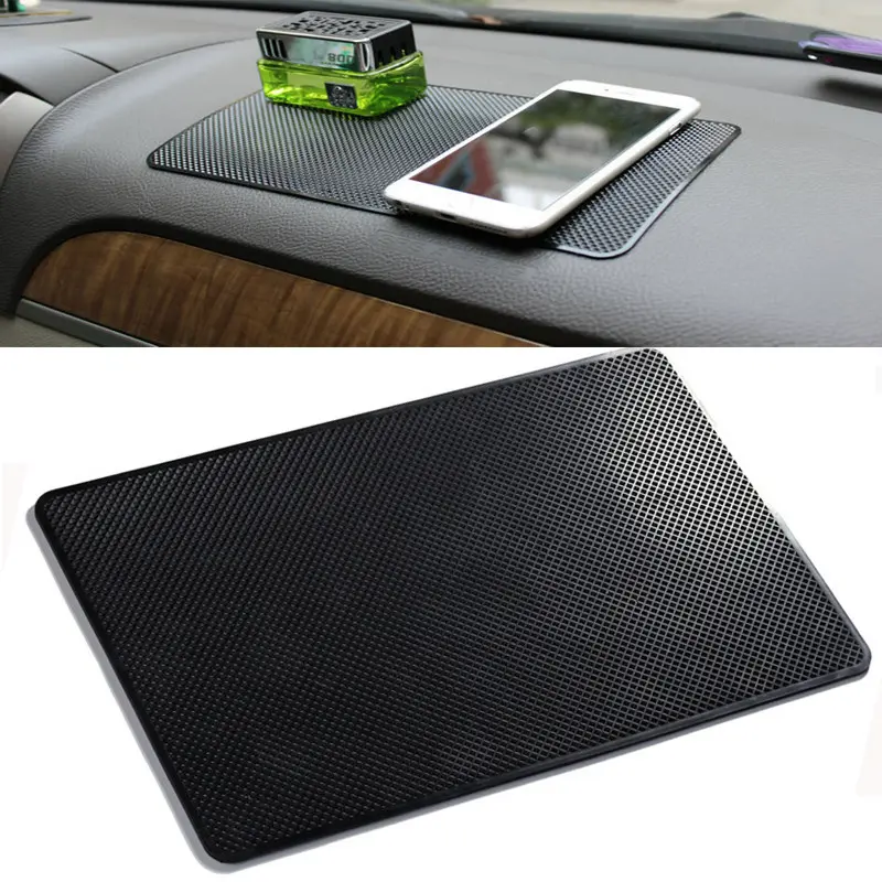 27x15CM/19*12CM Car Dashboard Sticky Anti-Slip PVC Mat Auto Non-Slip Sticky Gel Pad For Phone Sunglasses Holder Car Styling