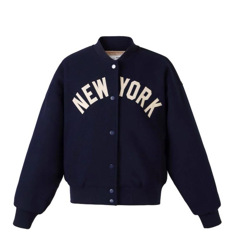 Product Introduction of Menswear Jacket Trendy Spring and Autumn New Basic Short [NewYork] Printed Jacket Men & Women Trendy Baseball Jacket Cotton and Thickening 1