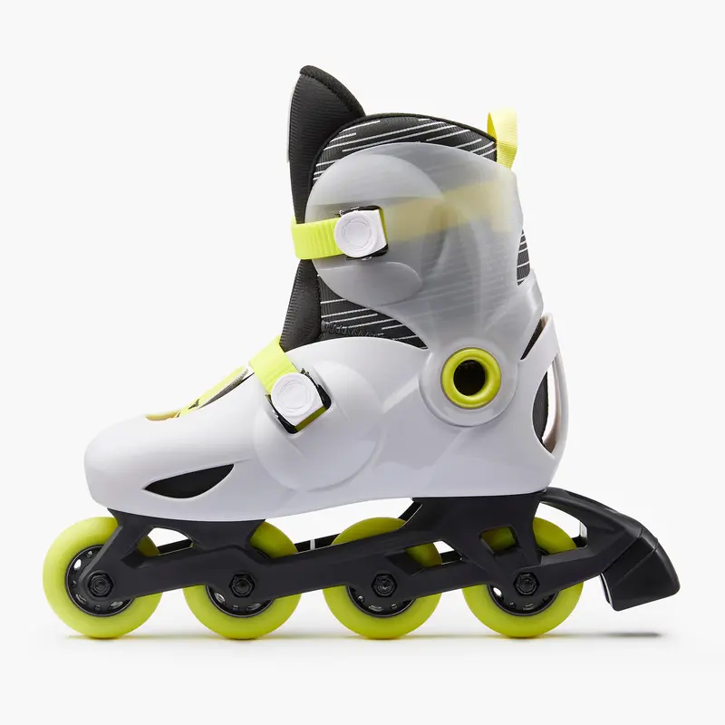 sepatu Roda anak Oxelo Play 5 Power Inline Skates Kids' Original Outdoor - Grey 5