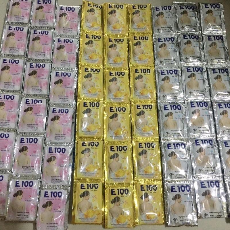 Combo 5 Dây Sữa Tắm Sáng Da E100 Whitening