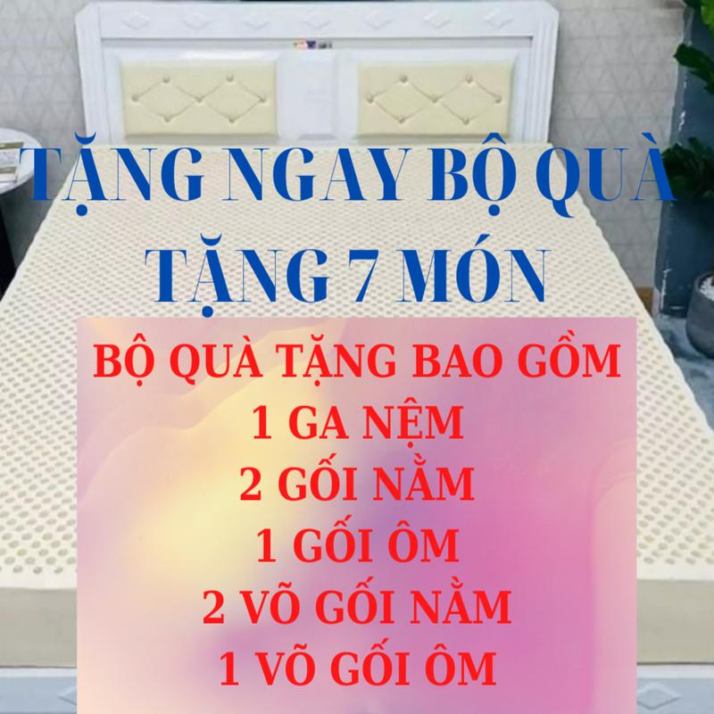 Nệm TẶNG 7 MÓN 1m8 x2m x15cm Cao Su Non American ÉP TỔNG HỢP Giá Tại Nhà Máy