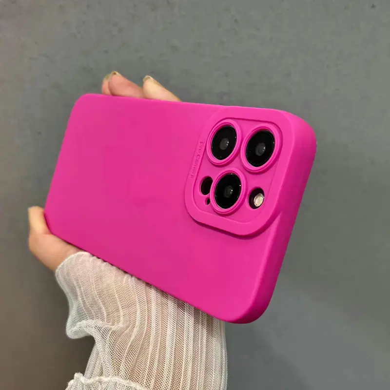Ốp Điện Thoại TPU rắn bao gồm đầy đủ cho học sinh, cho iPhone 14 Pro Max, 11, 13ProMax, 13, 12 Pro Max, XR, 7, i14, 14 Pro, SE, 11, 15 Pro, Macaron, vỏ silicon, 11 Pro Max, 14, XSMAX, 15, 7 Plus, 8 +, XS , ốp điện thoạichống sốc 0