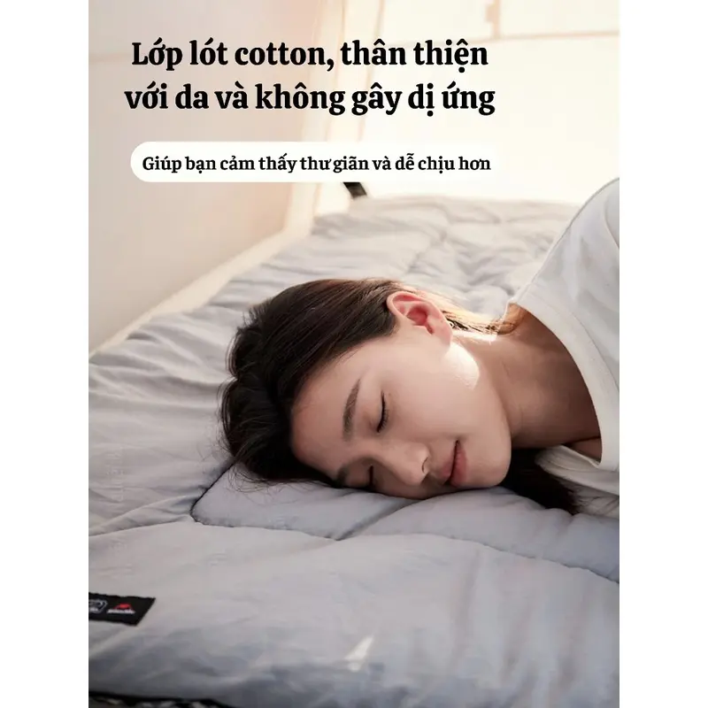 Túi Ngủ Văn Phòng Naturehike Giữ Ấm,Chống Thấm, Đi Phượt, Du Lịch Dã Ngoại, Tặng Kèm Túi Đựng 4