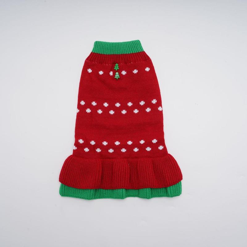 Product Introduction of Cute Tree Pattern Pet Sweater, 1 Count Comfortable Pet Clothes, Pet Clothing for Small Medium Large Dogs & Cats 8