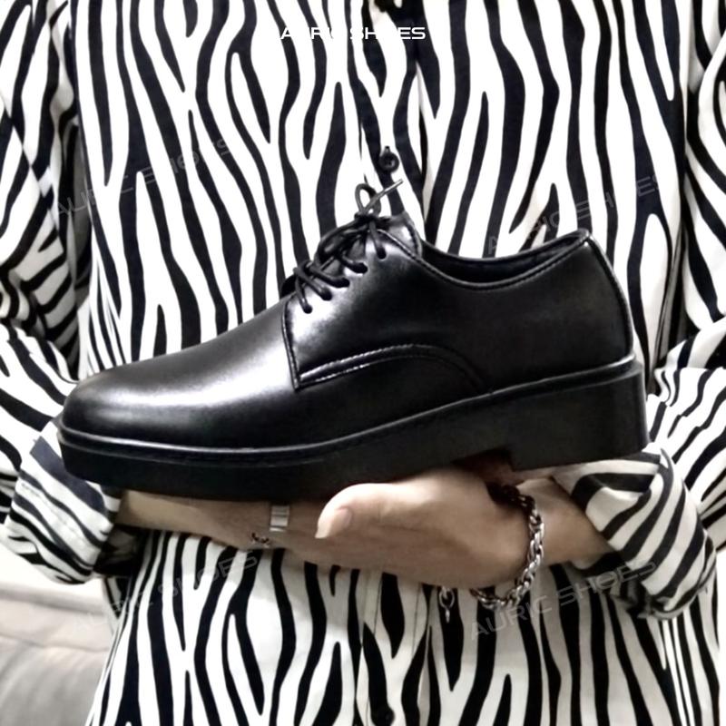 Giày Derby nam công sở cao cấp Da Kim chống nhăn đế khâu bảo hành 12 tháng - Tặng kèm lót tăng chiều cao