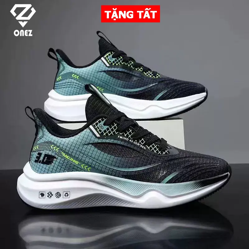 Giày thể thao nam ONEZ GF69 giày sneaker chạy bộ vải nam thoáng khí đế cao su Tập Chạy Bộ Sport giày  thể
