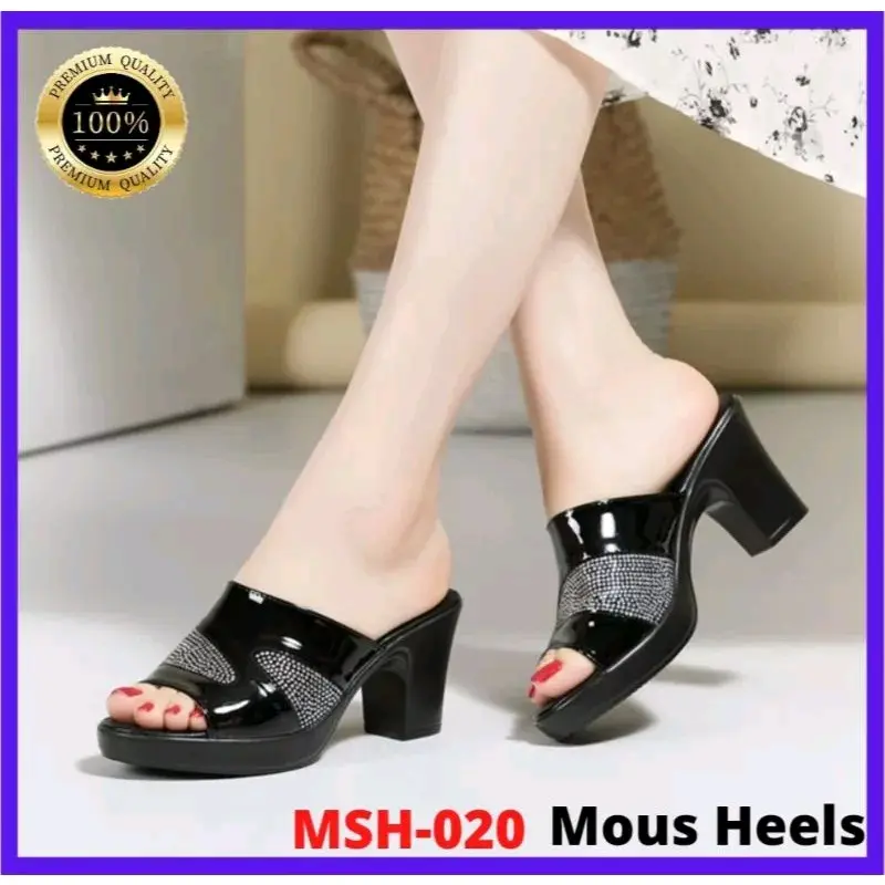 Sandah heels tumit tinggi 6cm warna kombinasi sesuai gambar (MSH) 0