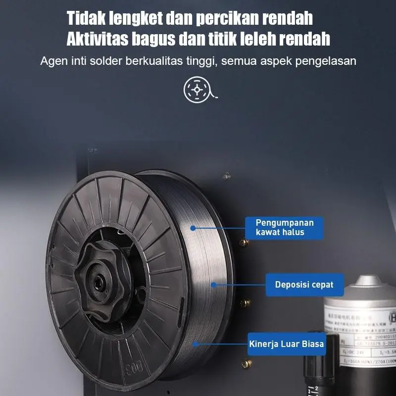 【COD,Stok Lokal】 Kawat Las  Flux Core Wire Gasless Kawat Las Mig 1 Kg Full Ukuran 1MM 4