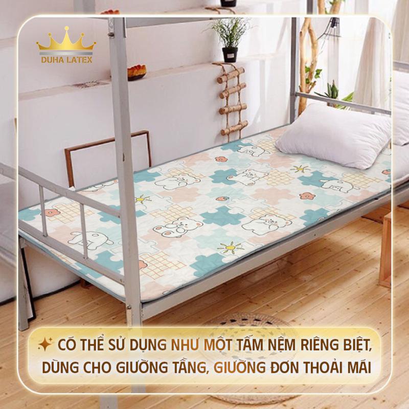 Nệm topper điều hòa Kingcool mát mẻ, giảm 4 đến 6 độ C cho ký túc xá, có thể nằm trực tiếp không cần ga bọc DUHALATEX STORE nem  van phong