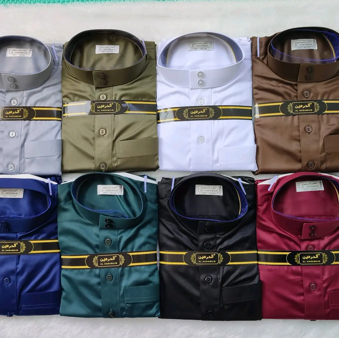 AL Haramain Jubah / Gamis Viet Dewasa / Remaja & Anak | Hijau Botol