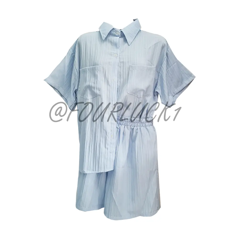 FOURLUCK setelan baju tidur Piyama Wanita Oversize