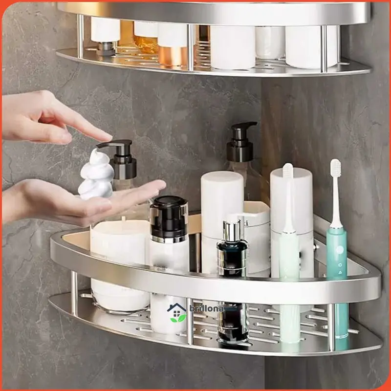 RGR Rak Gantungan Sudut Dinding Kamar Mandi Corner Shelf - RG2A 5