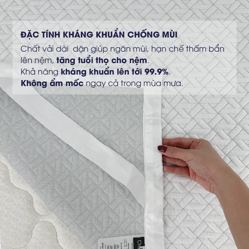 Changmi - Tấm giải nhiệt làm mát nệm, bảo vệ nệm, ngăn mùi hạn chế thấm. Top bán chạy Hàn Quốc 2