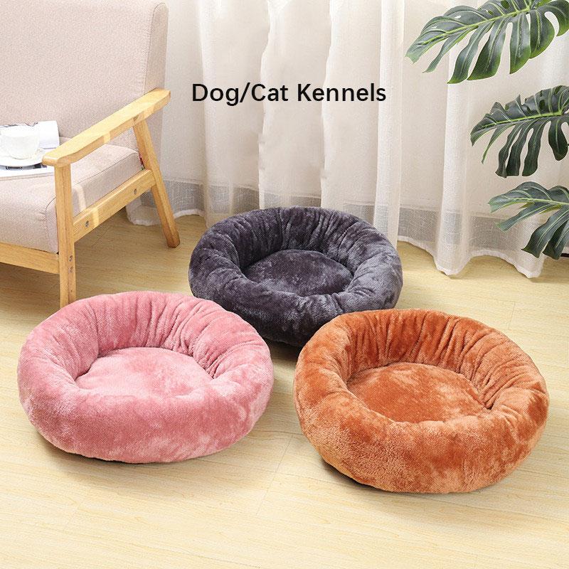 Hình tròn, Có Thể Giặt Được, Thích hợp cho thú cưng, Ngủ ấm mùa đông, Chất liệu Nhồi Bông cũi cho chó và thảm cho mèo, Thảm đệm cho chó chó Con Thích hợp cho chó lớn