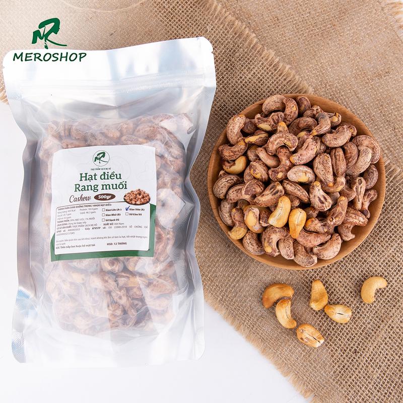 500Gr Hạt điều rang muối Mẹ Rô