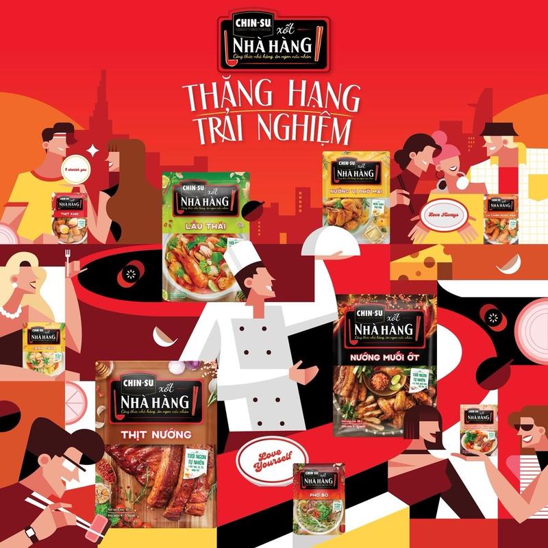 [NH] Xốt Ướp Thịt Nướng , Xốt Gia Vị Chinsu Hoàn Chỉnh Đủ Hương Vị - Gà Chiên Nước Mắm - Thịt Nướng - Nướng Phô Mai -Nướng Muối Ớt - Thịt Kho 2