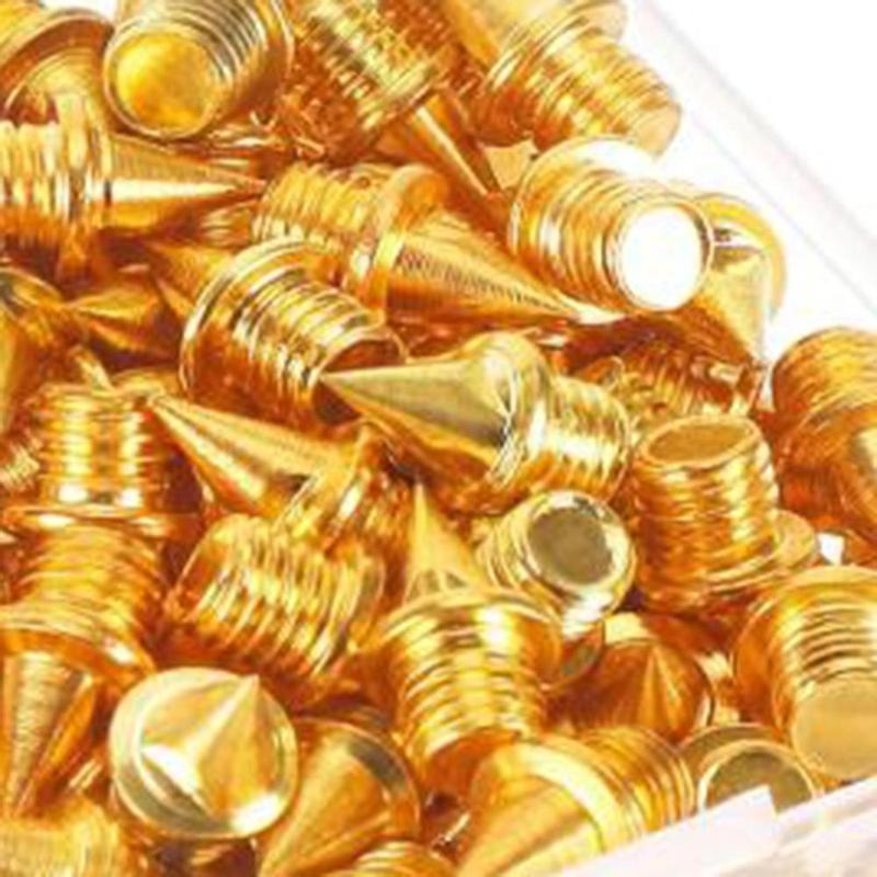 Product Introduction of 60Pcs Track Shoe Spikes Track Spikes Versatile Practical Portable 5mm Replacement Track and Field Running Spikes for Sports 2