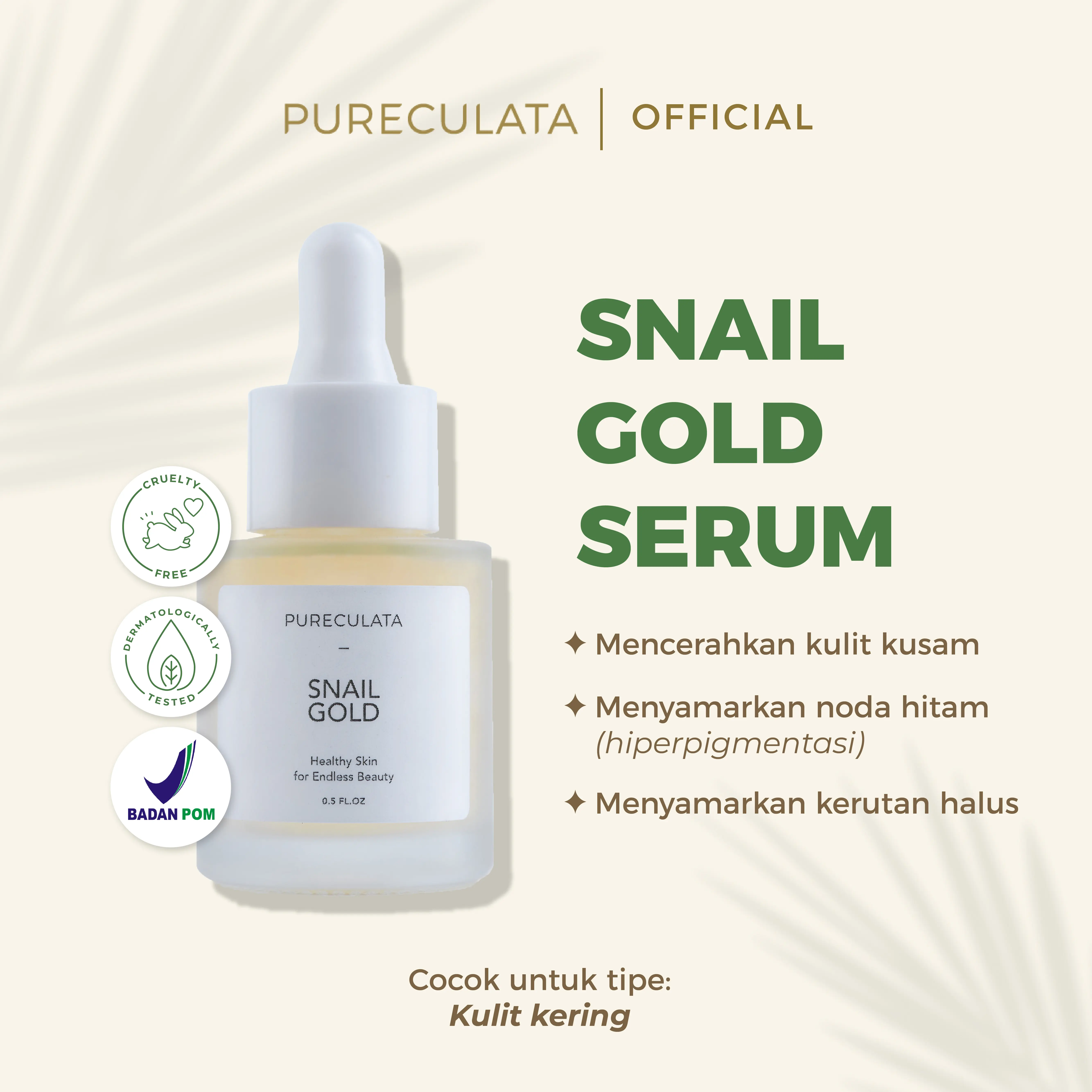 Snail Gold Serum - Serum Anti-Aging | PURECULATA