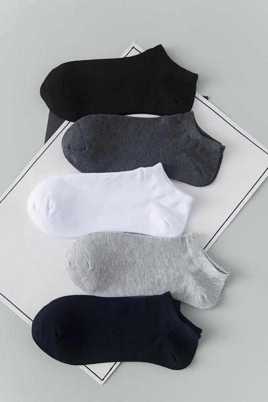 Product Introduction of Summer Korean Style Men's Cotton Boat Socks Retro Fashion Invisible Socks Plain Flat Socks Personality Fashion 12