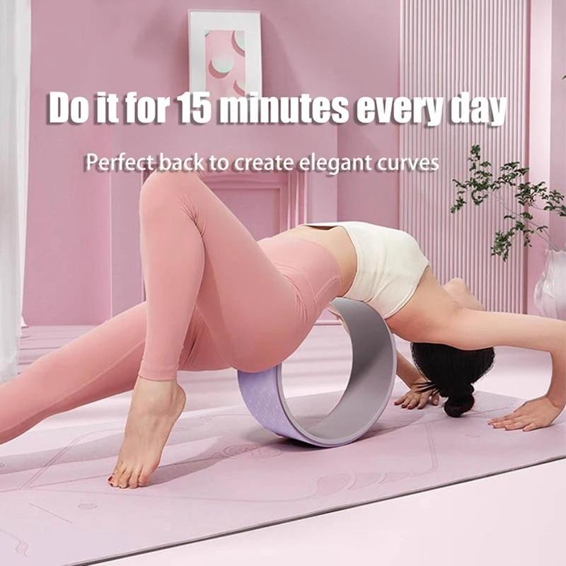 JRONG Store Mới Massage cơ bắp Bánh xe yoga Đa chức năng Tập luyện vòng eo Vòng…