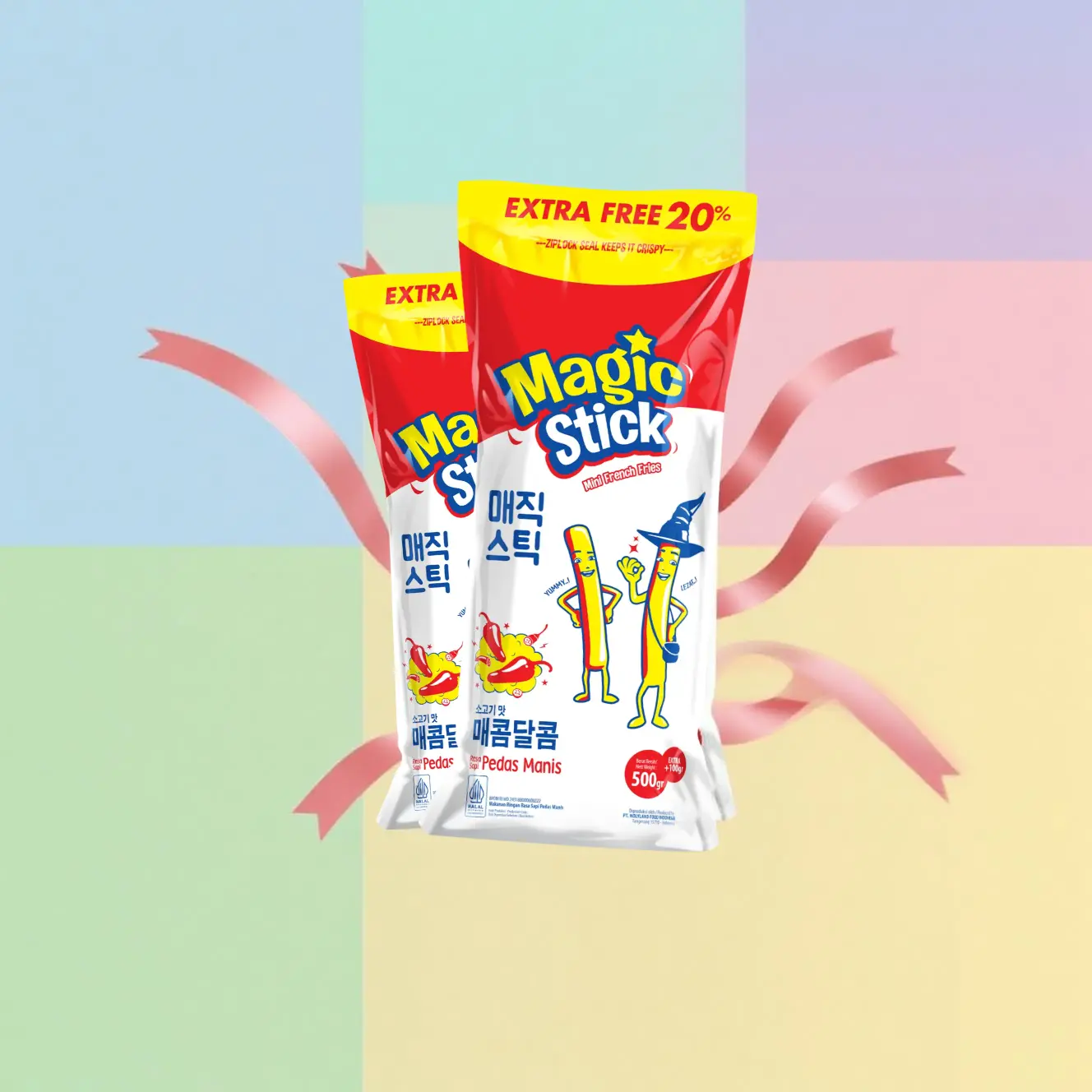 CIKI MAGIC STICK 600g – RASA SAPI PEDAS MANIS BONUS SEAWEED - Shop ...