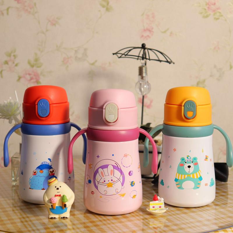 Bình Nước,Bình Tập Hút Giữ Nhiệt Cho Bé 300ml 2