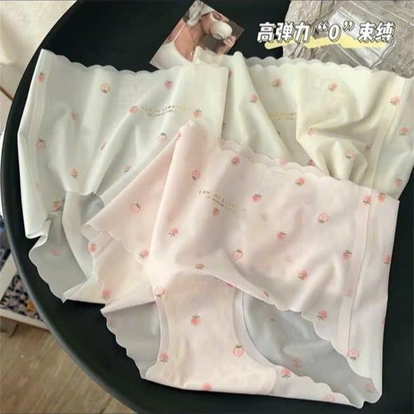 Combo 10 Quần Hoặc 5 Quần Lót Su Thạch Tàng Hình Mềm Mịn Họa Tiết Dâu Tây Loại 1 choice quanlot tang Nữ