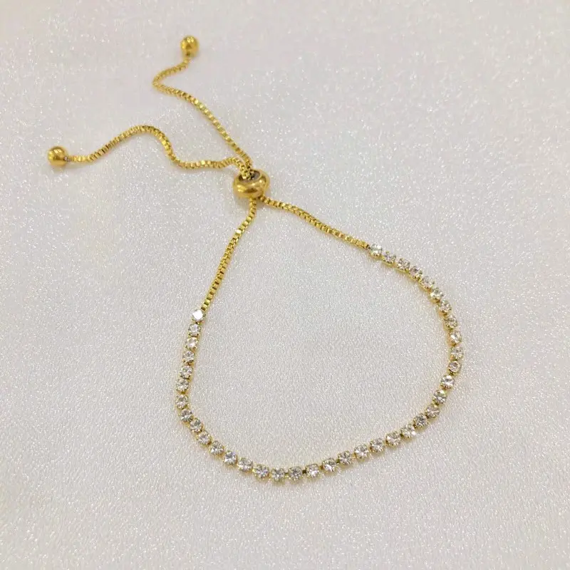 GELANG TANGAN SERUT PERMATA CANTIK MEWAH ELEGAN
