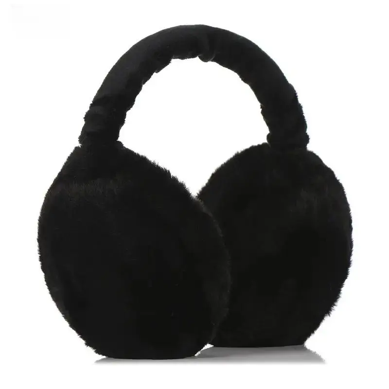 Solid Color Ear Muff, 1 Count Soft Plush Ear Cover, Foldable Ear Warmer, Comfortable Earmuffs for Outdoor Sports, Christmas Gift