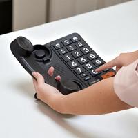 Gambar AZKO Krisbow Telepon Kabel Analog Big Button - Hitam Analog Corded Phone Telepon Rumah Kabel Corded Phone Analog Telepon Kantor Kabel dari AZKO ID Kota Tangerang Selatan 4 Tokopedia