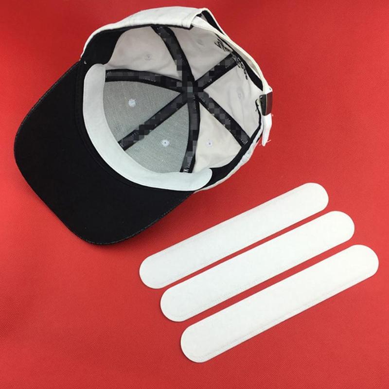 Product Introduction of 10PCS Hat Sweat Guard Bands Liner Protector Cap Sizing Caps Reducer Tape Size White Black D2C2 27