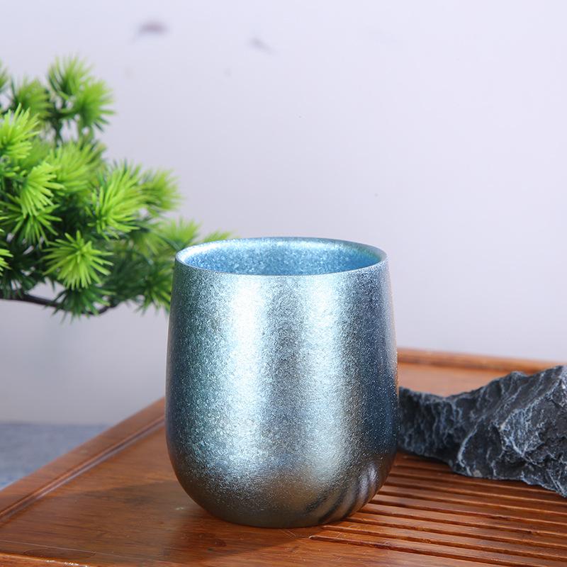 Product Introduction of New Titanium Bottle Double Layer Egg Shell Cup Big Belly Egg Cup Household Heat Insulation Light Luxury Beer Steins U-Cup Bra Pure Titanium Water Cup Tumbler Mug Reusable 6