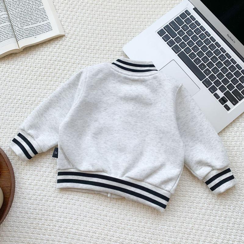 Product Introduction of Infant Toddler Jacket Ins Spring Autumn New Boys and Girls Short Baseball Jacket Baby Embroidered Letter Jacket Trendy 31