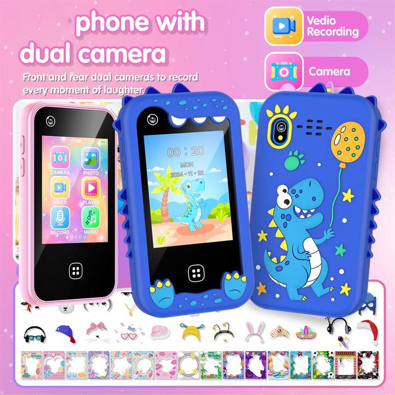 Product Introduction of Unicorn Design Smart Phone Toy, 1 Set Mini Smart Phone Toy, Dual Camera Music Player, Toddler Learning Phone, Birthday Gifts 4