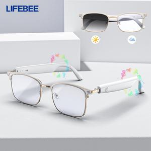 LIFE BEEスマートオーディオグラス、再充電可能なスマートコントロールグラス、長時間スタンバイ可能なスマートグラス、アウトドア旅行に欠かせない、リモートコントロールグラス