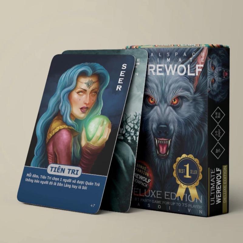 Bài ma sói Deluxe 66 lá phiên bản Việt hoá Bộ Bài Thẻ Bài