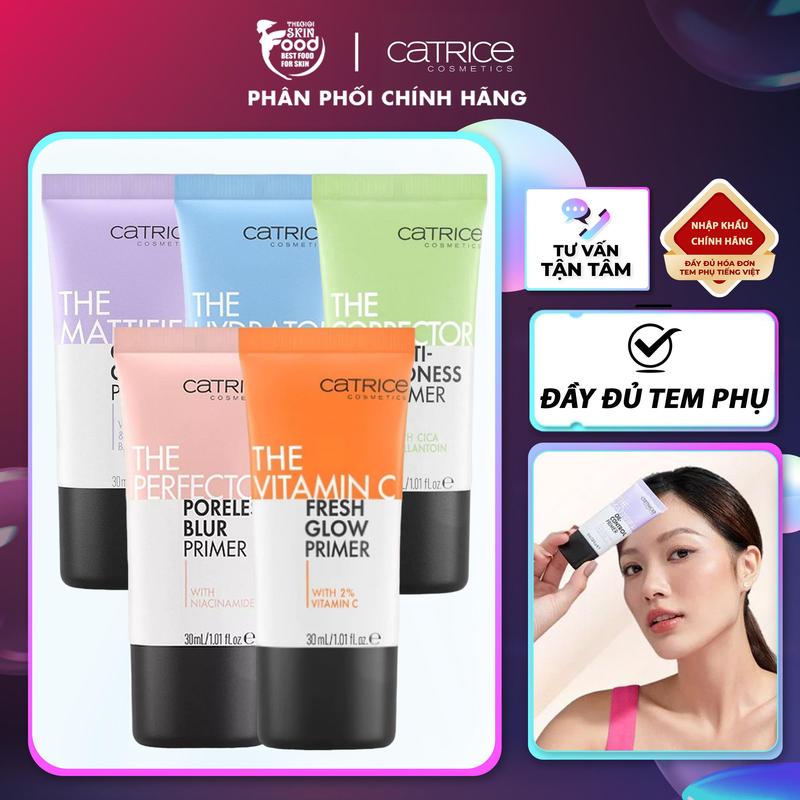 Kem Lót Hỗ Trợ Kiềm Dầu Catrice Primer 30ml Cosmetic Mỹ Phẩm