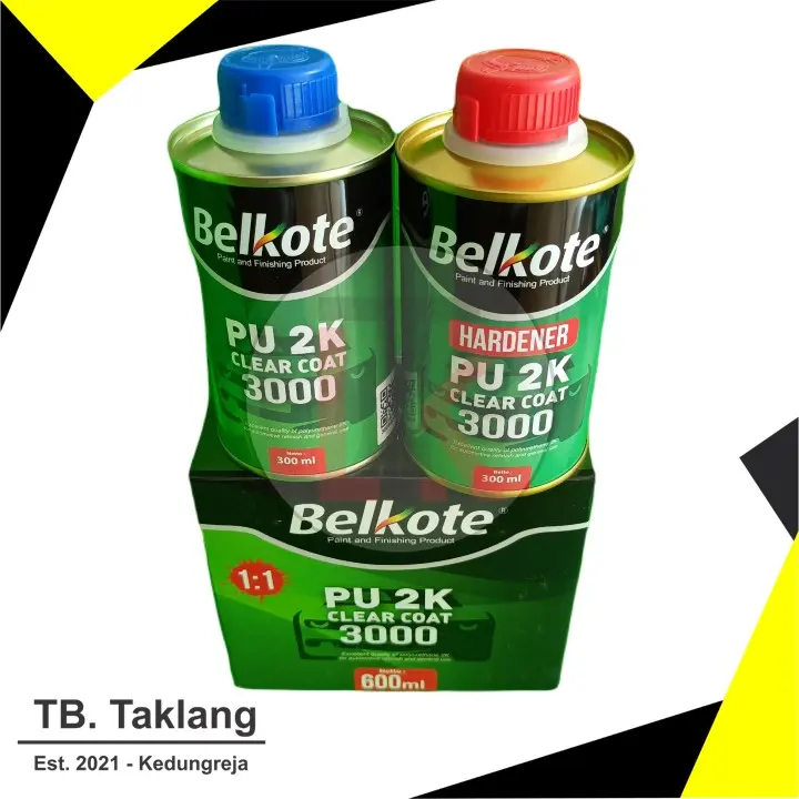 Belkote PU 2K Clear Coat 3000 | 1 : 1 | Belkote Official Distributor | Special Promo Car 2