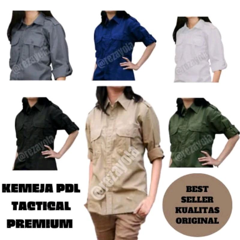 Kemeja PDL WANITA Outdoor Lengan Panjang 1