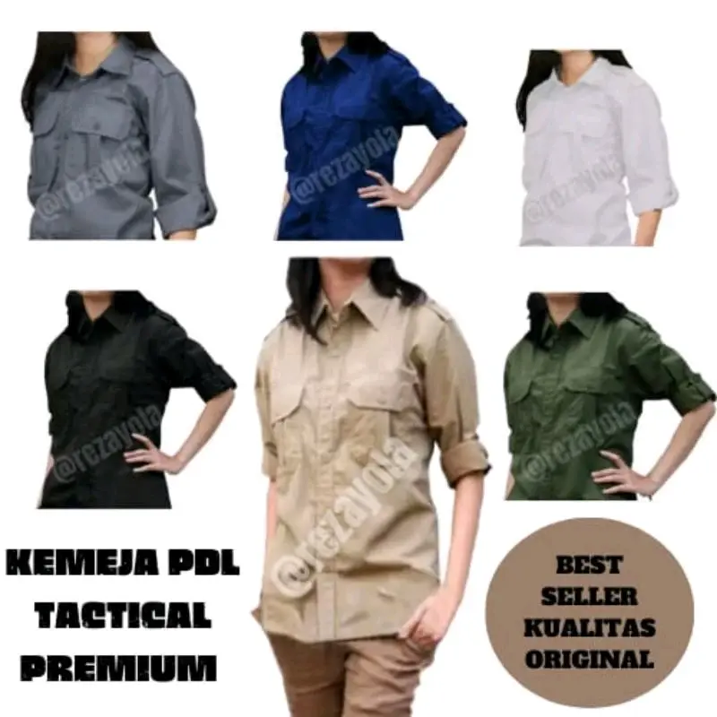Kemeja PDL WANITA Outdoor Lengan Panjang 1