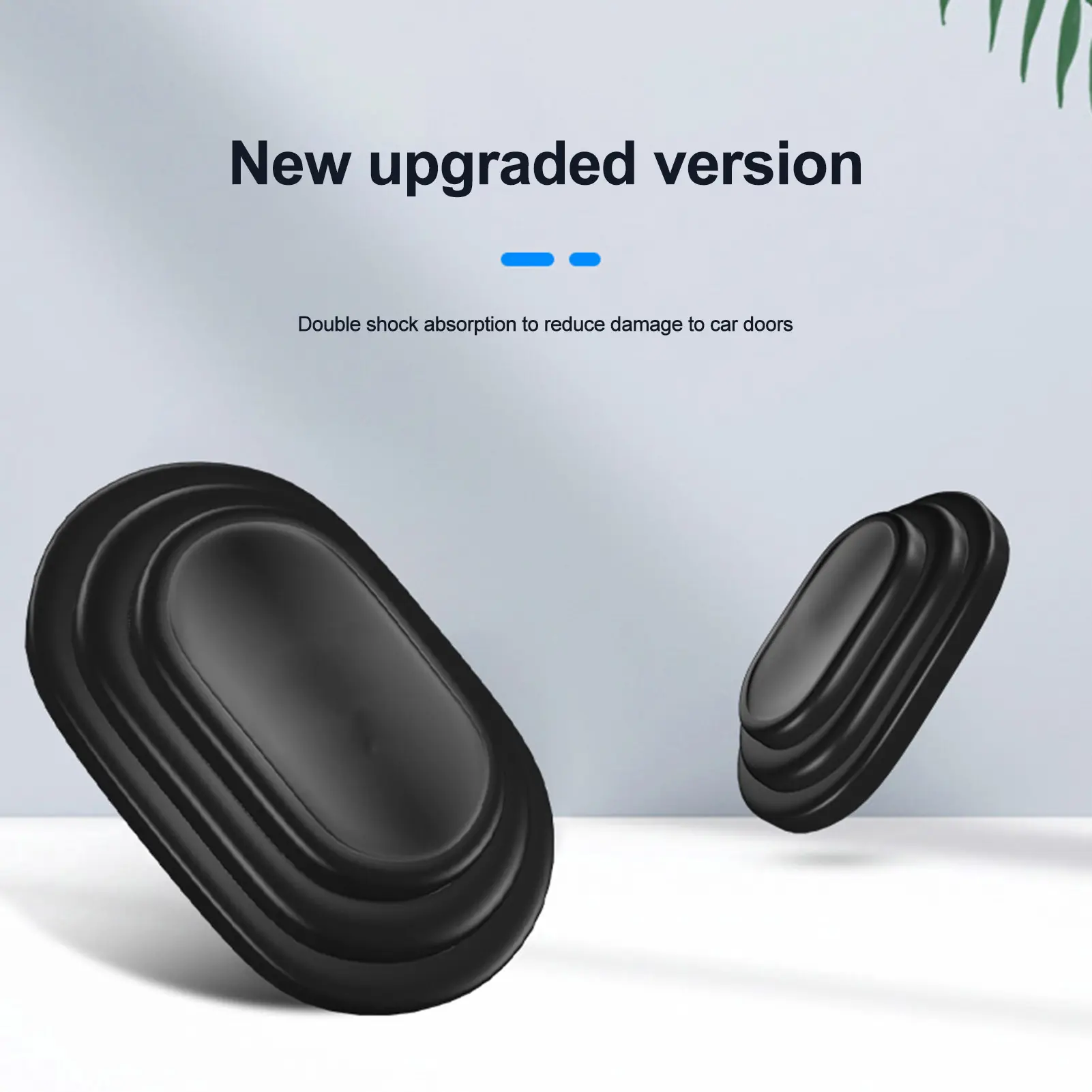 12Pcs Car Door Shock Pad Noise Reduction Adhesive Door Closing Anti-collision Strip Sticker Bumper Auto Door Shock Absorber Protector Cushion Kit