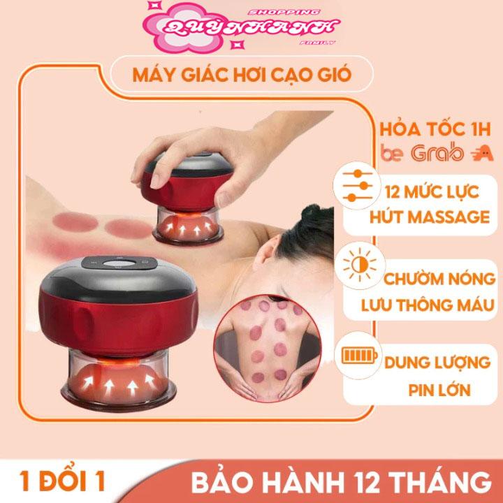 Product Introduction of Máy Giác Hơi Cạo Gió Massage Chân Không Cầm Tay 6 Cấp Độ Hút Giác Hơi Lưu Thông Khí Tăng Tuần Hoàn Giúp Giảm Đau Nhức Bảo Hành 12 Tháng 1