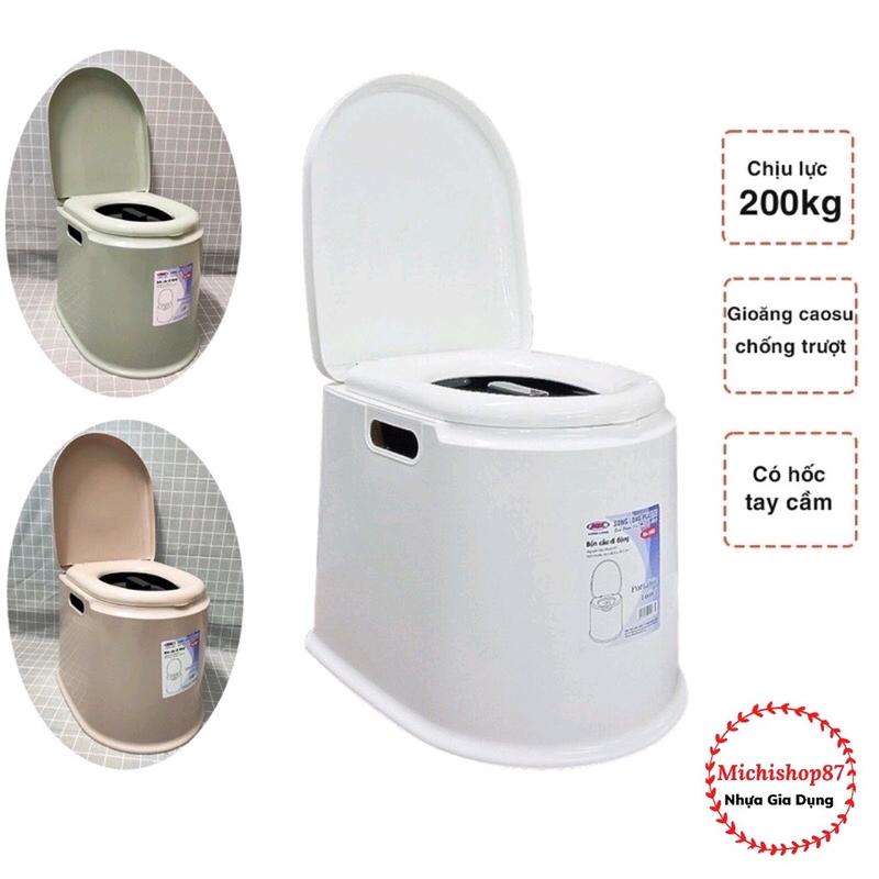 bồn vệ sinh dành cho người già và bà bầu tặng bàn chải khe kẽ