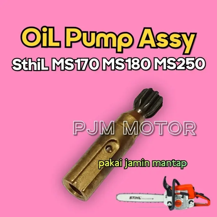 Ms250 Oil Pump assy Pompa oli mesin chainsaw sinso stihl Ms170 Ms180