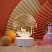 Gambar OSM - L966 Lampu Hias 3D / Lampu Hias Akrilik Transparan / Lampu LED 3D Dekorasi Rumah / Lampu Tidur Plastik Set dari Online.Shopping.Mall Kab. Tangerang 4 Tokopedia