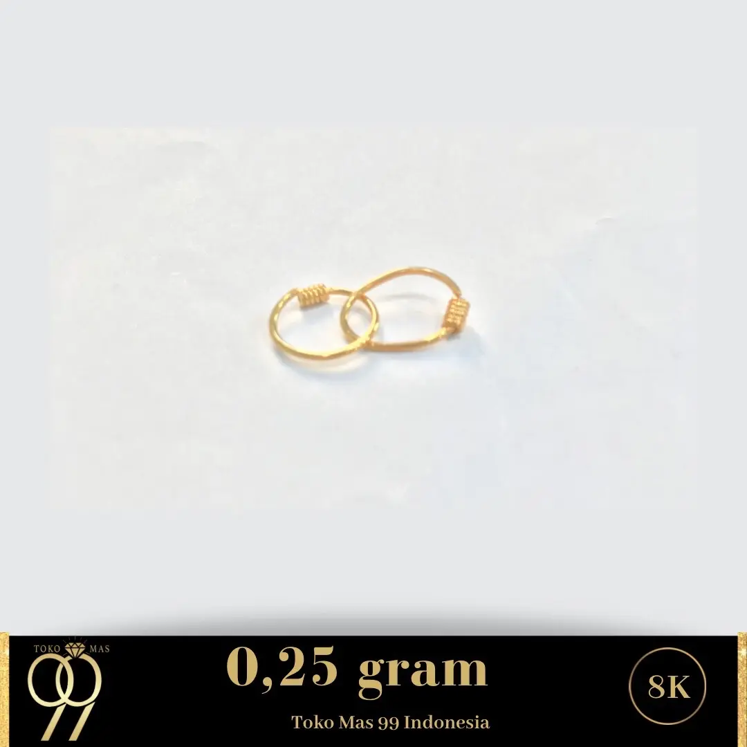 Anting Emas Gold Keniper 8K - 99 Karawang