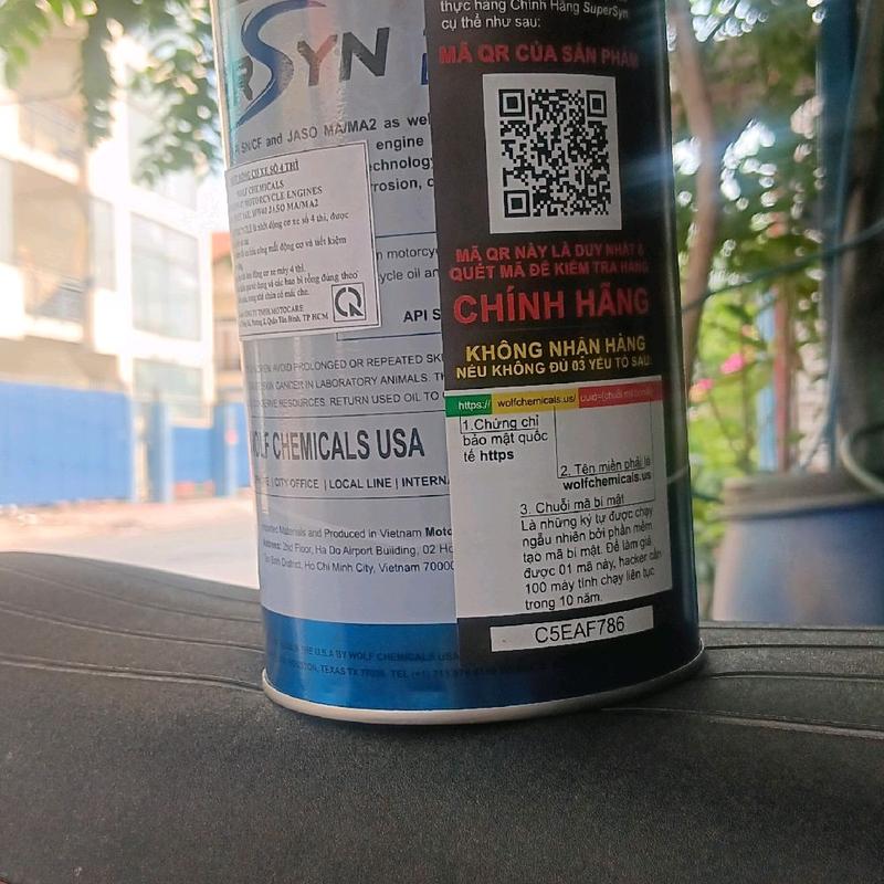 NHỚT SUPER SYN 10w-40 màu sanh danh co xe so ...xe con tây. 2