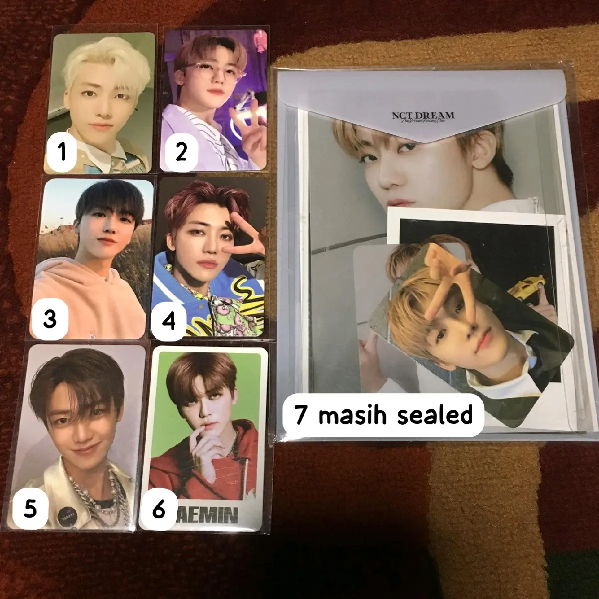 PHOTOCARD JAEMIN NCT OFFICIAL